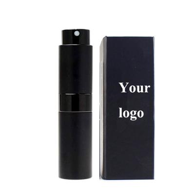 China Refillable twist up perfume atomizer 8ml 10ml 15ml aluminum Travel glass spray Perfume Refillable bottles for sale