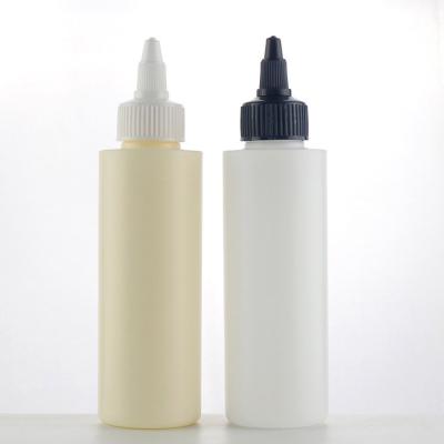 China Open Art Glue Empty HDPE Plastic Squeeze Bottles With Black Twist Cap Good For Crafts, Art, Glue, Sand Art for sale