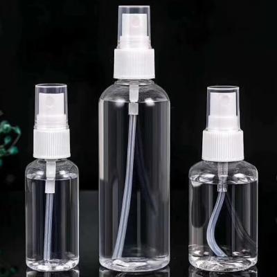 China Pet Round Plastic Spray Bottle 50ml Spray Bottle Cosmetic Sprayer Cap Pump Bottle Plastic Bottles for sale