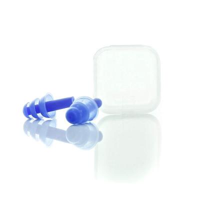 China Reusable Noise Attenuation Ear Plugs Silicone Earplugs Noise Canceling For Sleep Snoring Swimming Shooting for sale