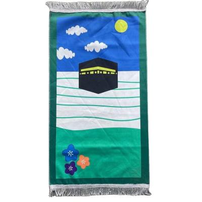 China Stain Resistant Islamic Muslim Prayer Blanket Kids Mat High Quality The Mosque Muslim Pilgrimage Rugs for sale