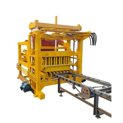 China Building Material Shops HY5-15 New Type Full Automatic Block Machine High Strength Self Pressing Interlocking Cement Brick Machine for sale