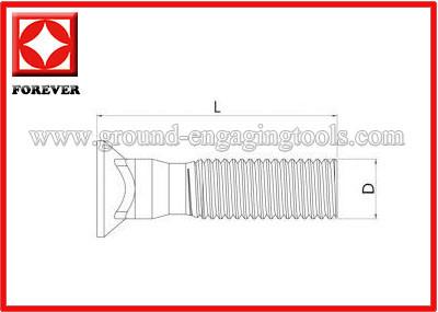 China Bagger-Eimer-Abnutzung zerteilt Eimer-Bolzen 79042494, Schraube M24X2X82 zu verkaufen