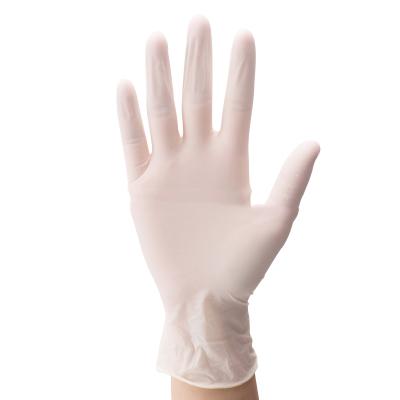 China High Quality Disposable Latex Cleaning Gloves Powder Free Medical Examination for sale