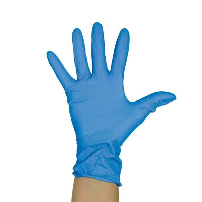 China High Quality Disposable Anti-smash Powder Or Powder Free Medical Pure Nitrile Gloves Blue Wholesale Free Sample for sale