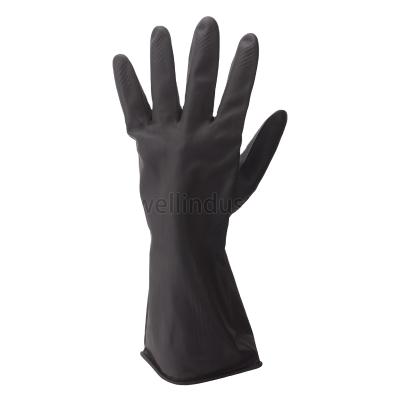 China Cotton Rubber / Latex Anti-Slip Heavy Duty Industrial Gloves for sale