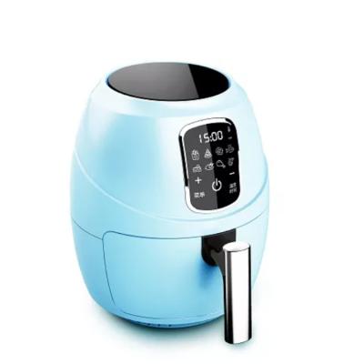 China Hotel Factory Price No Oil Healthy 1400W Round Medium Air Fryer 4L Capacity for sale