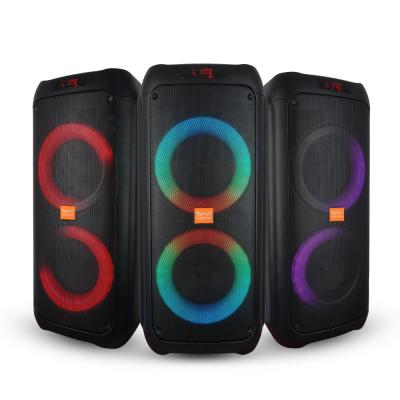 China 2021 Newest Party Video Speaker OEM Feiyang Portable Call Speaker With BT/FM/USB/MIC/TWS Dual 6.5inch 30W for sale