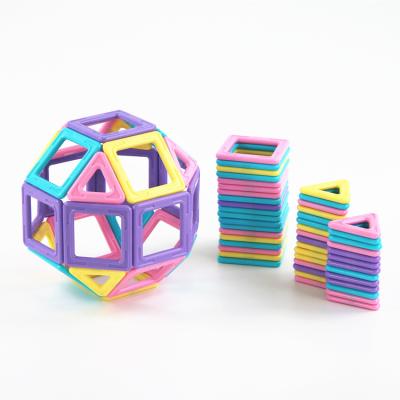 China Safety Mag Kids Magnetic Building Tiles non-toxic for creative toys fun and educational toys for kids for sale