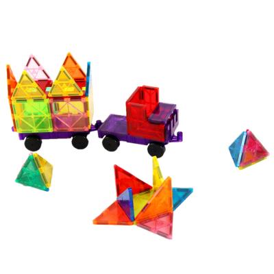 China Construction Toy Blocks Building Educational DIY Children Tiles Toys 3d Magnetic Construction for sale