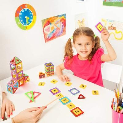 China Wholesale Price 122pcs Safety Tiles 122 Pcs Magnetic Building Blocks Educational Toys For Children for sale