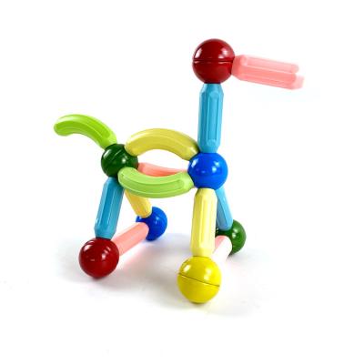 China Eco-friendly Material Magnetic Sticks And Balls 60 Pcs Lead Industry Blocks Toys Children Building for sale