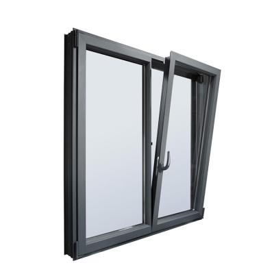 China Swing Windows Heat Insulation Good Tilt And Turn Aluminum Windows Tilt And Turn Windows for sale