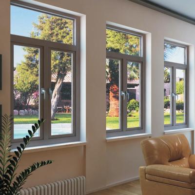 China Argon Gas Proof Passive Sound French Casement Window Double Screen Glazed Tempered Glass House Windows Windows for sale