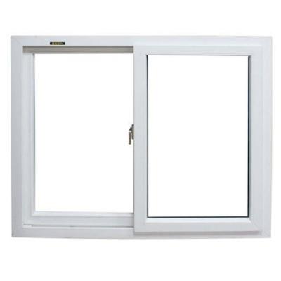 Chine Modern Free Design European Tampered Glass Regrind White Drop PVC Profile Window à vendre