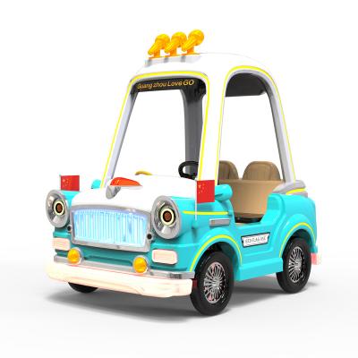 China Indoor and  outdoor operation 2022 red flag one top version of the children's battery-powered square children's play toy car for sale