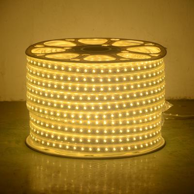 China Square strips of light led 120leds/m smd 220V 5730 decorating light led strip lights Te koop