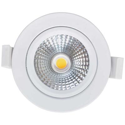 China Downlights hot sale high quality 3W 5W 7W 12W 18W adjustable COB round paragraph led light recessed downlight 5w led hotel down light for sale