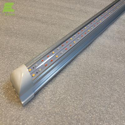 China Red And Blue Bearing Double T8 Aluminum Row Greenhouse Fruits Indoor Plants And Flower 36W Led Grow Light Tube Lamp en venta