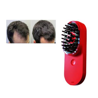 China Electric Loss Prevention Hair Regrowth Nutrient Liquid Brush Stimulate Scalp Massage Infrared Ion Laser Hair Growth Comb for sale