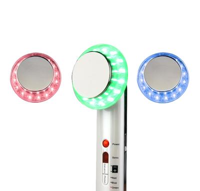 China Wrinkle Remover Led To Face Massager Machine Face Lift Device Three Types Of Different Light Energy Maintain Skin for sale