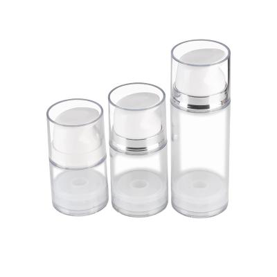 China Non Spill Optional Luxury Airless Process Bottle Lotion Skin Care Airless Production Capacity Pump Bottle for sale