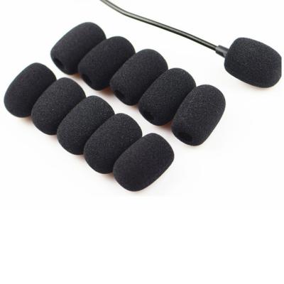 China Factory Price Low Price OEM Mini Microphone Headset Windscreen Sponge Mic Foam Microphone Comfortable Cover for sale