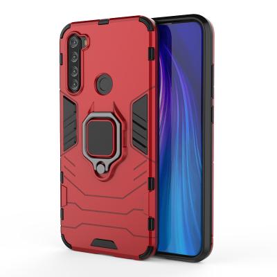 China Car Ring Stand Phone Case For Xiaomi Redmi Lightweight Hybrid Note 8T Note 8T Shockproof Note 8Pro 9T for sale