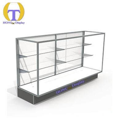 China Smoke Shop/Retail Shop Lockable Glass Cases Display Counter Tobacco Shop Interior Furniture Modern Design Smoke Showcase for sale