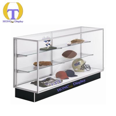 China Smoke Shop/Retail Shop Cheap Price Smoke Store Display Cabinet Wooden Base Aluminum Frame Glass Showcase for sale