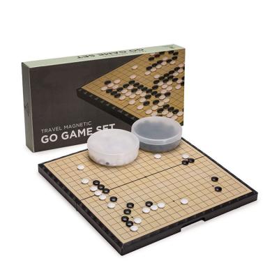 China Chess Game Competition 2020 Premium Or Hot Selling Puzzle Game Chinese Go Ceramic Chessboard Stone Weiqi Table Game Set for sale