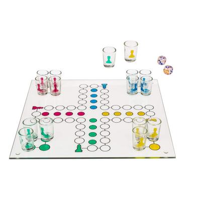 China High Quality Classic Chess Game Competition Or Shot Glass Ludo Board From Factory Suppliers Puzzle Game And Pieces Table Games Set for sale