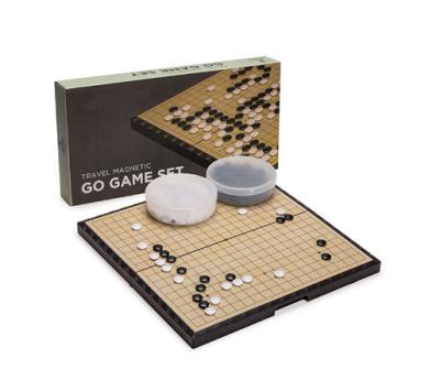 China Chess Game Competition 2020 Premium Or Hot Selling Puzzle Game Chinese Go Ceramic Chessboard Stone Weiqi Table Game Set for sale