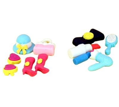 China Office Eraser 2022 New High Quality Stationery 3d Cartoon Girl Animals Shape Kids Kawaii Eraser for sale