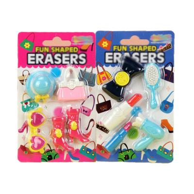 China Promotional Cute Office Eraser Stationery Products Design 3d Animal Shape Eraser For Kids for sale