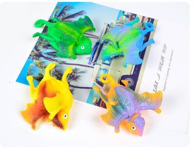 China For New Fun 2022 Kids Toys Inflatable Jumping Dinosaur Toys Rubber Dinosaur Toy for sale