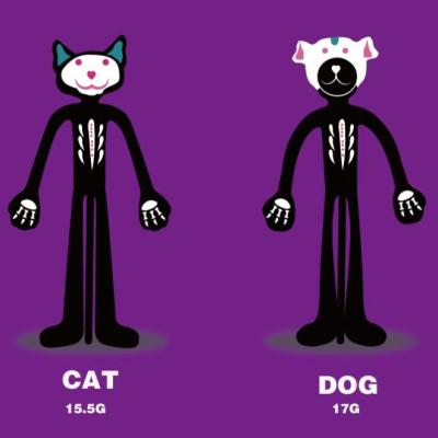 China Toy Wholesale And Custom Halloween Cartoon Bendable Cats And Dogs for sale