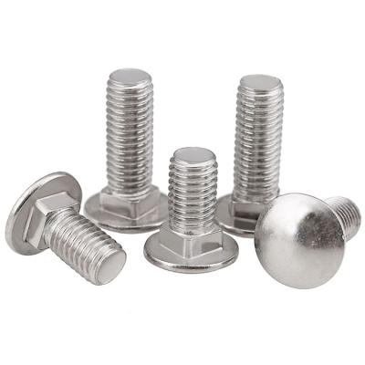 China Stainless Steel DIN603 Square Neck Bolt Round Head Carriage Bolt for sale