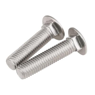 China Hot Stainless Steel Turned Neck Carriage Head Square Half / Full Thread Bolt DIN603 for sale