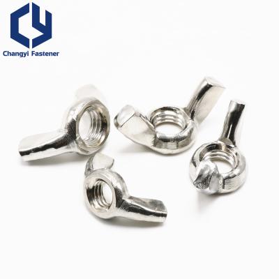 China DIN314 Heavy Industry Factory Price Stainless Steel Fasteners Wing Nuts for sale