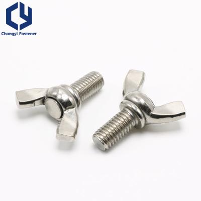 China Stainless Steel Carbon Steel Butterfly Wing Plastic Wing Nuts and Screw Bolts CHY-0022 for sale