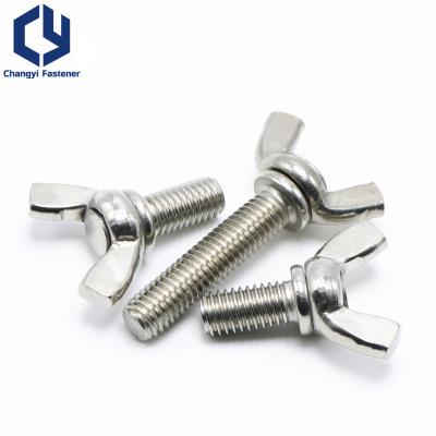 China Wholesale Material Carbon Steel Stainless Steel Butterfly Wing Screws CHY-0022 for sale