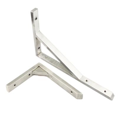 China Corner Sheet Folding OEM ODM OBM Wall Shelf L Bracket Frame Stainless Steel 8