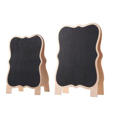 China Poplar China Factory Wholesale Custom Wood Crafts Small Blackboard Decoration for sale