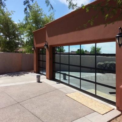 China Fire Protection Ghana Modern Design Customized Sectional Steel Garage Doors With Pedestrian Door for sale