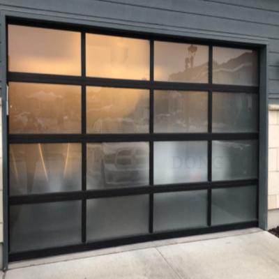 China High sound insulation luxury modern automatic supermarket aluminum garage glass doors for sale for sale