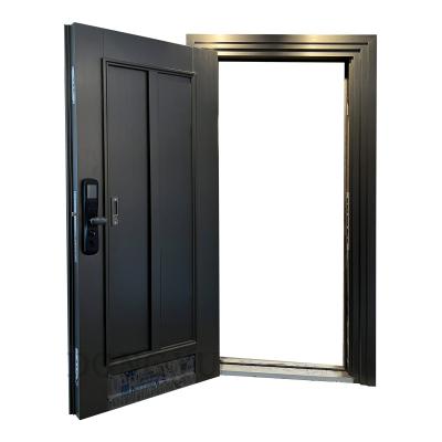 China Wholesale High Quality Luxury Entrance Front Stainless Steel Security Door Main Fire Protection Design Bedroom for sale