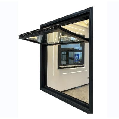 China Bi Folding Magnetic Vertical Prefab Interior Patio Home Security Aluminum Screen Glass Sliding Window for sale