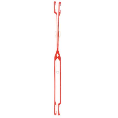 China C Type Leno Healds 380mm Red Plastic Rapier Loom Parts JW-0097 for sale