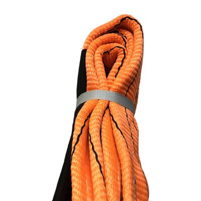 China Good price 1-10 ton color coded goods/car lifting tow strap polyester sling flat webbing sling for sale